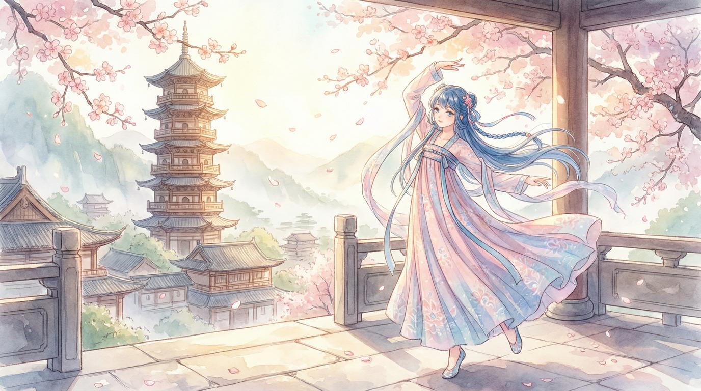 香蕉视频古风汉服舞蹈视频